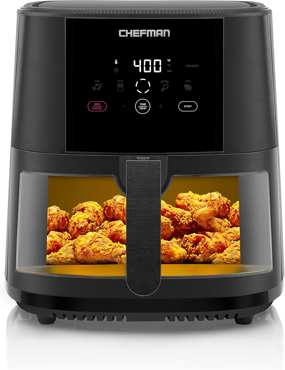 6.3 Quart Digital Air Fryer with Rotisserie, Black Q5113