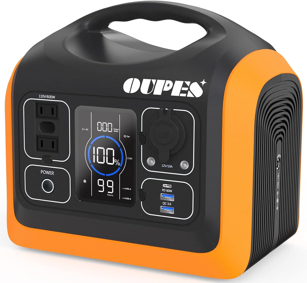 Solar Generator 1200W 992Wh LiFePO4 Battery Backup with 3 110V AC Outlet Z274