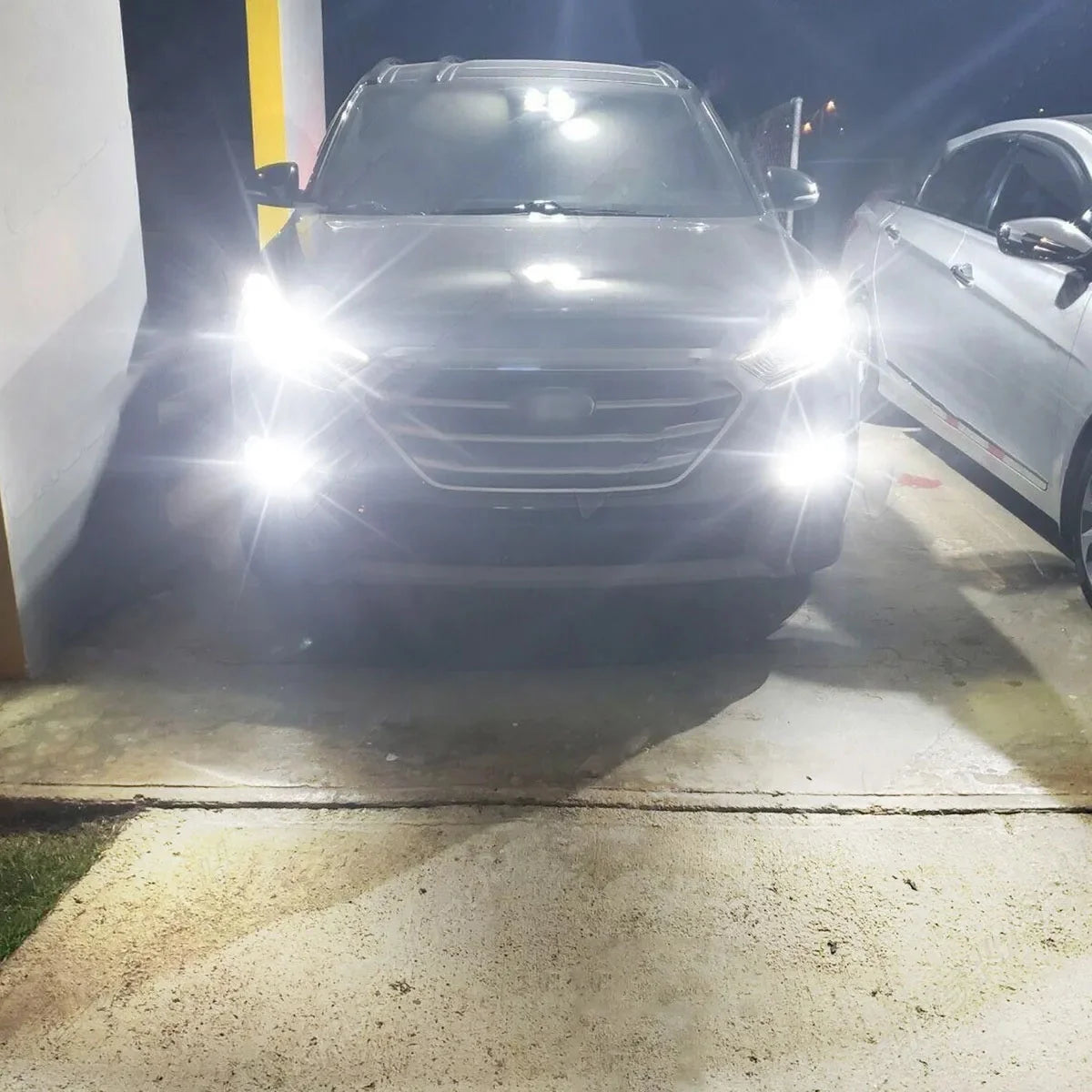 LED Headlight Bulbs H9 H11 High Beam Low Beam 4pc G740362