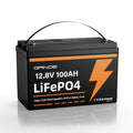 12V 100Ah LiFePO4 Group 31 Lithium Battery with Built-in 100A BMS S7087