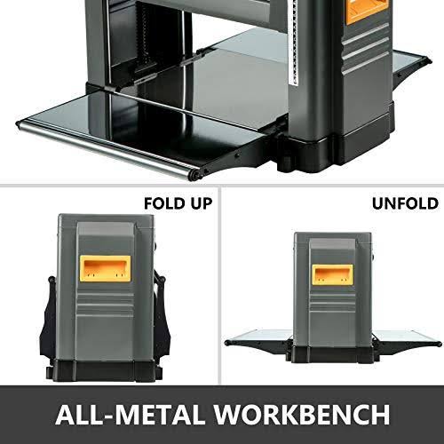 12.5 inch 15 Amp Benchtop Thickness Planer with Stand Q264