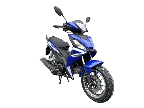 125CC 4 Speed Moped Motorcycle S18014