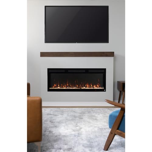 46 Inch Wide Electric Fireplace with Heater and WiFi N54531
