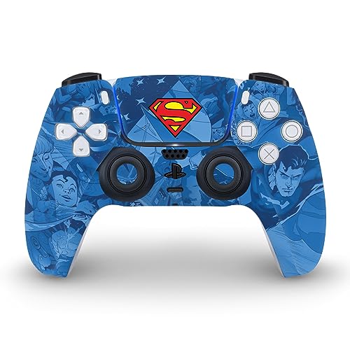 Superman DC Comics Vinyl Decal Cover Compatible with PS5 Disc Console & DualSense U16374