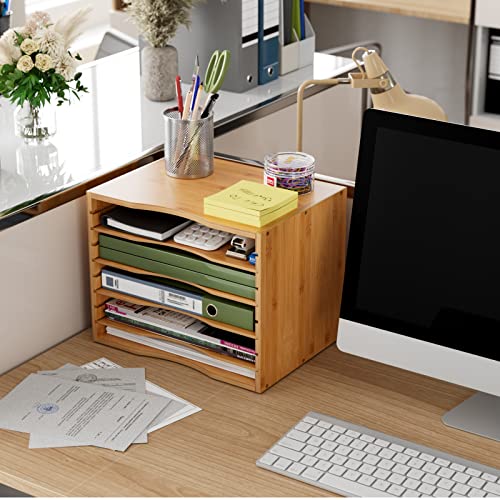 Bamboo 5 Tier Desktop Organizer H32377
