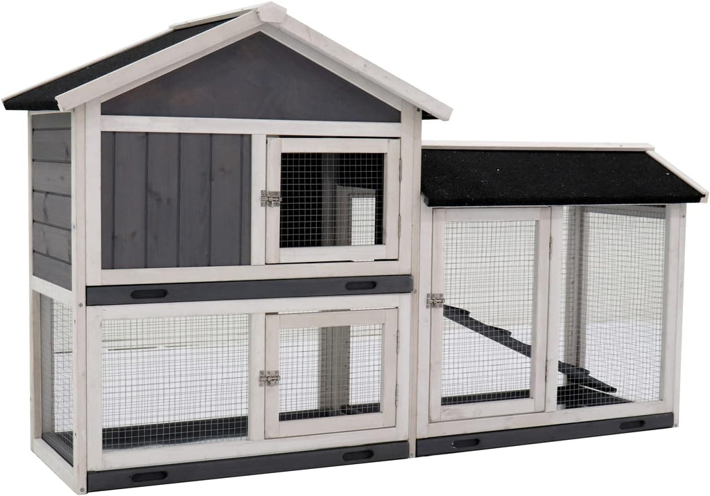 Rabbit Hutch with Run Z910588