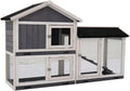Rabbit Hutch with Run Z910588