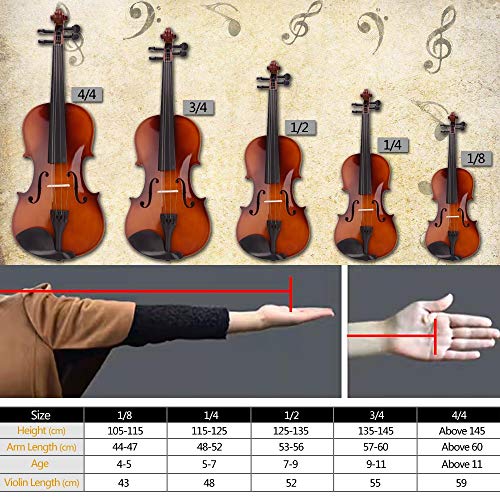Pink Solid Wood Acoustic Violin Set with Case, Bow, Rosin N5766