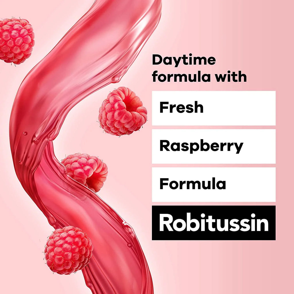 8 fl. oz. Maximum Strength Cough + Chest Congestion DM Raspberry Flavor U130