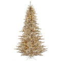 3 ft Champagne Fir Artificial Christmas Tree with 100 Warm White LED Lights K484