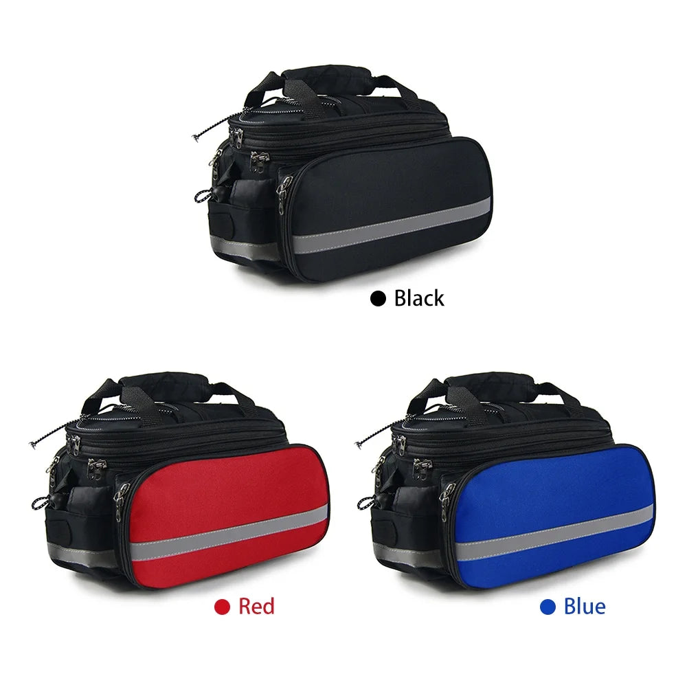 Rear Seat Bag Expandable Bike Rack Bag with Rain Cover Z1273