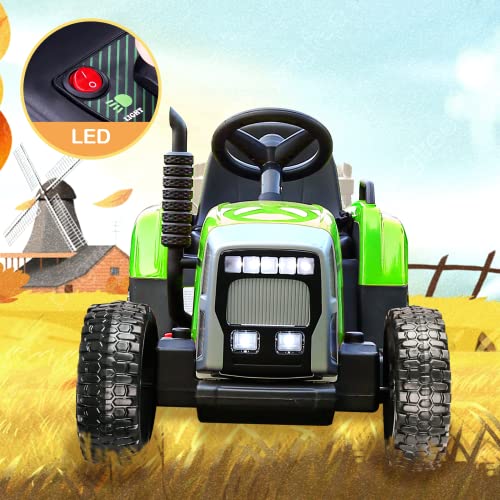 12V Battery Powered Electric Ride on Tractor with Remote Control O9676