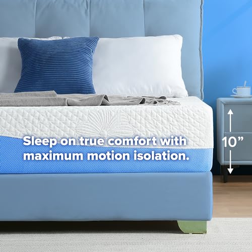 10 Inch Gel Memory Foam King Mattress N299896