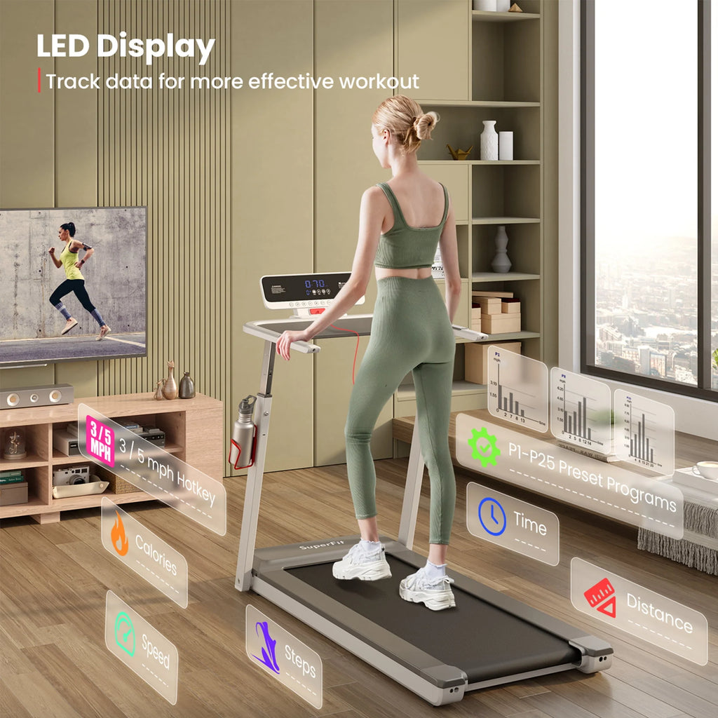 Black Folding Treadmill M57884