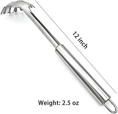 2-Piece Stainless Steel Spaghetti Set with Tongs, 12 Inch R91985