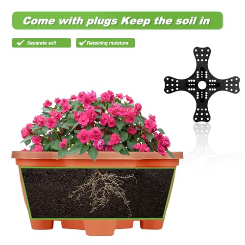 2 Set of 7 Tier Vertical Garden Planter White O661497