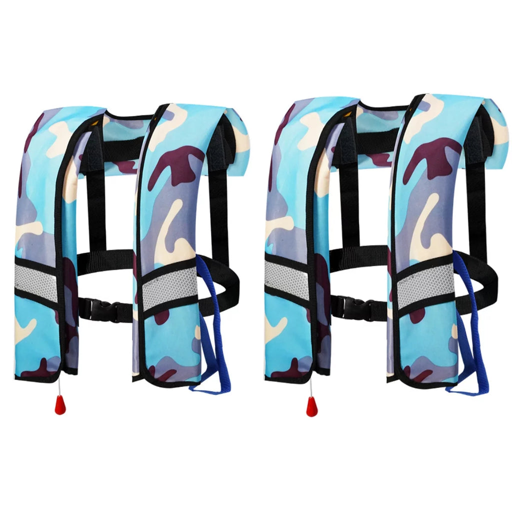 2Pack Automatic Inflatable Life Jacket with Whistle I166