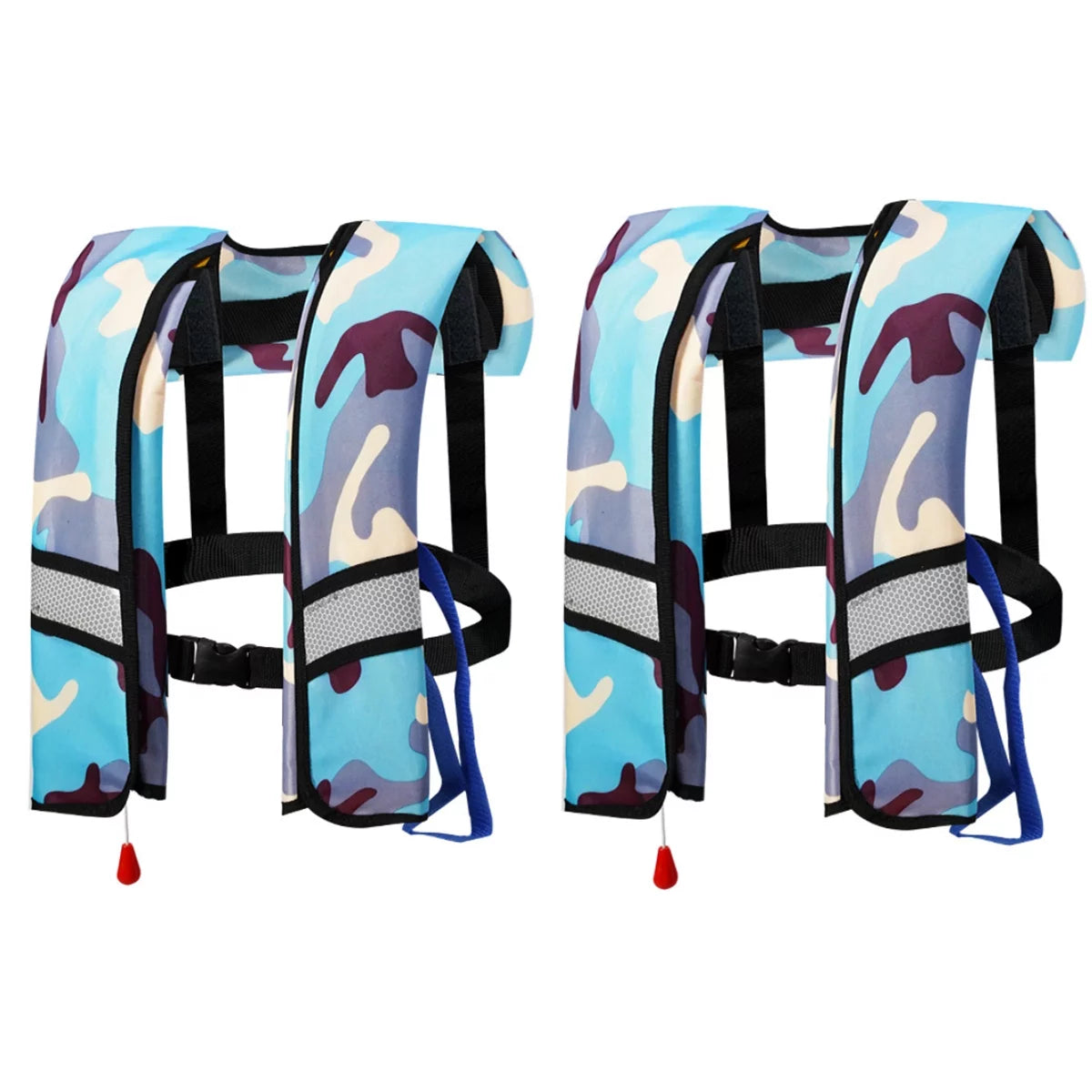 2Pack Automatic Inflatable Life Jacket with Whistle I166