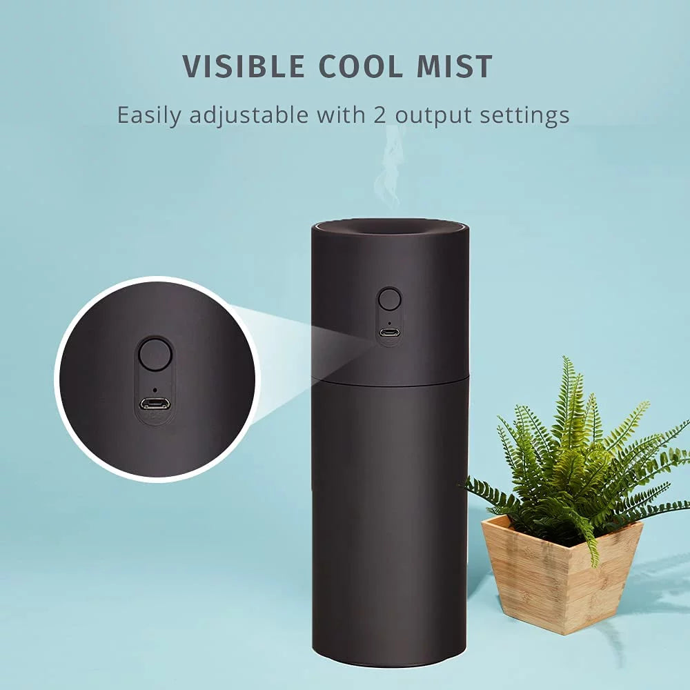 Portable Ultrasonic Humidifier Black I11089
