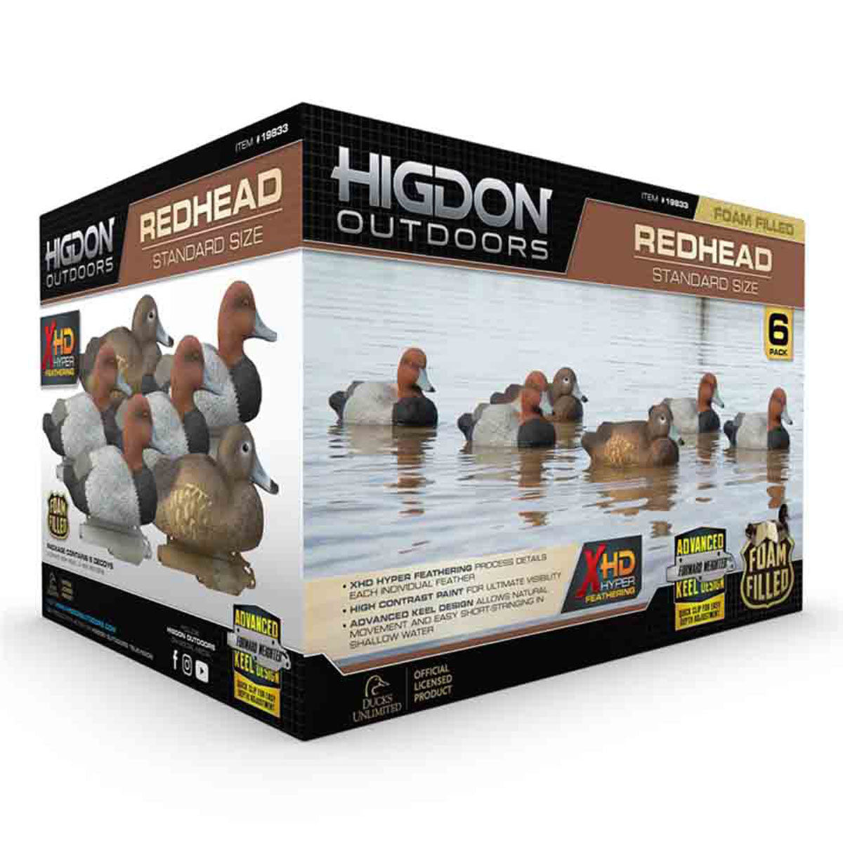 6 Pack Foam Filled Duck Decoys I19441
