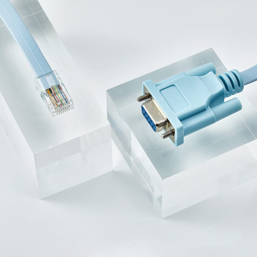 RJ45 to DB9 Console Cable, 1.8m/6ft RS232 Serial Port Adapter Y738
