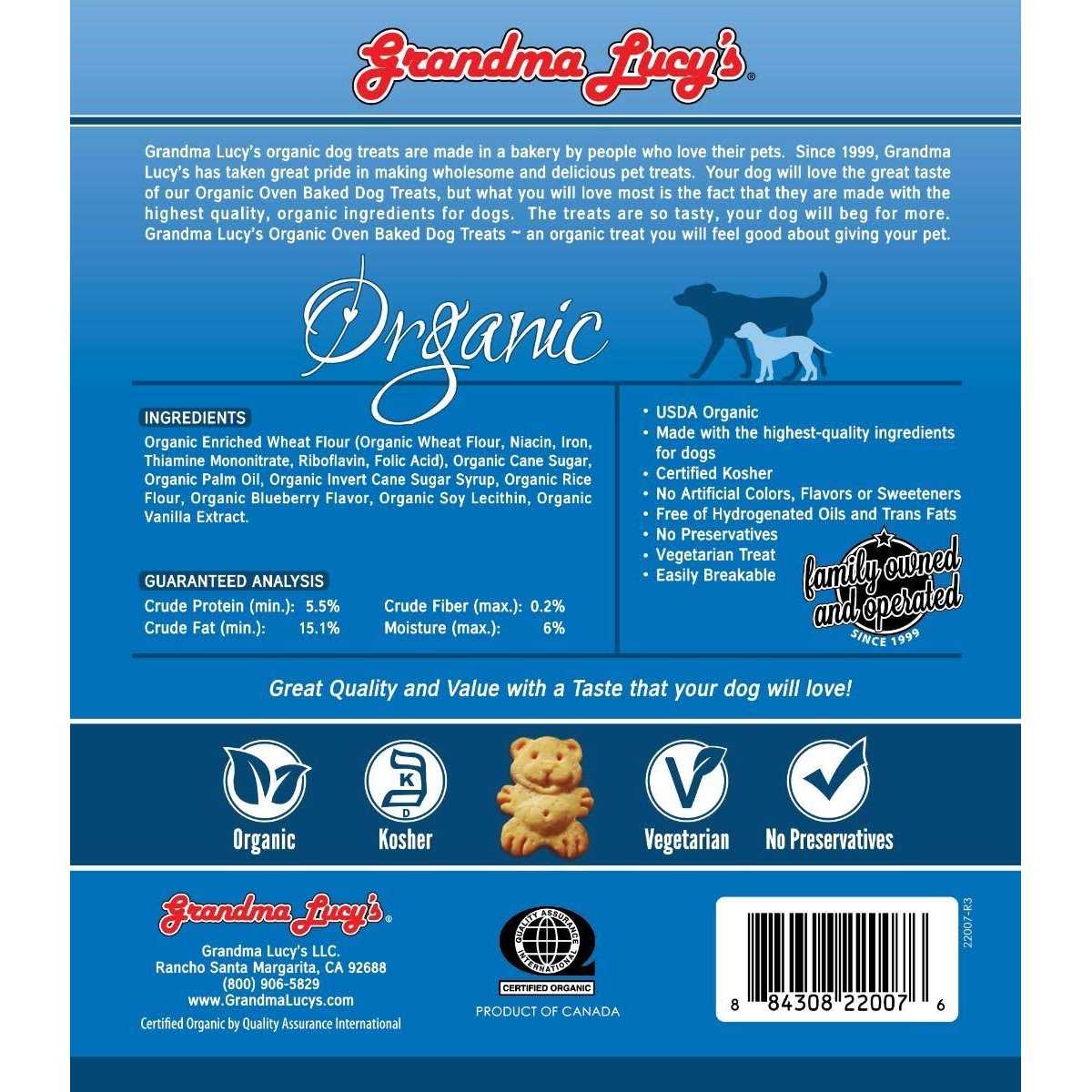 Organic Baked Dog Treats P79280