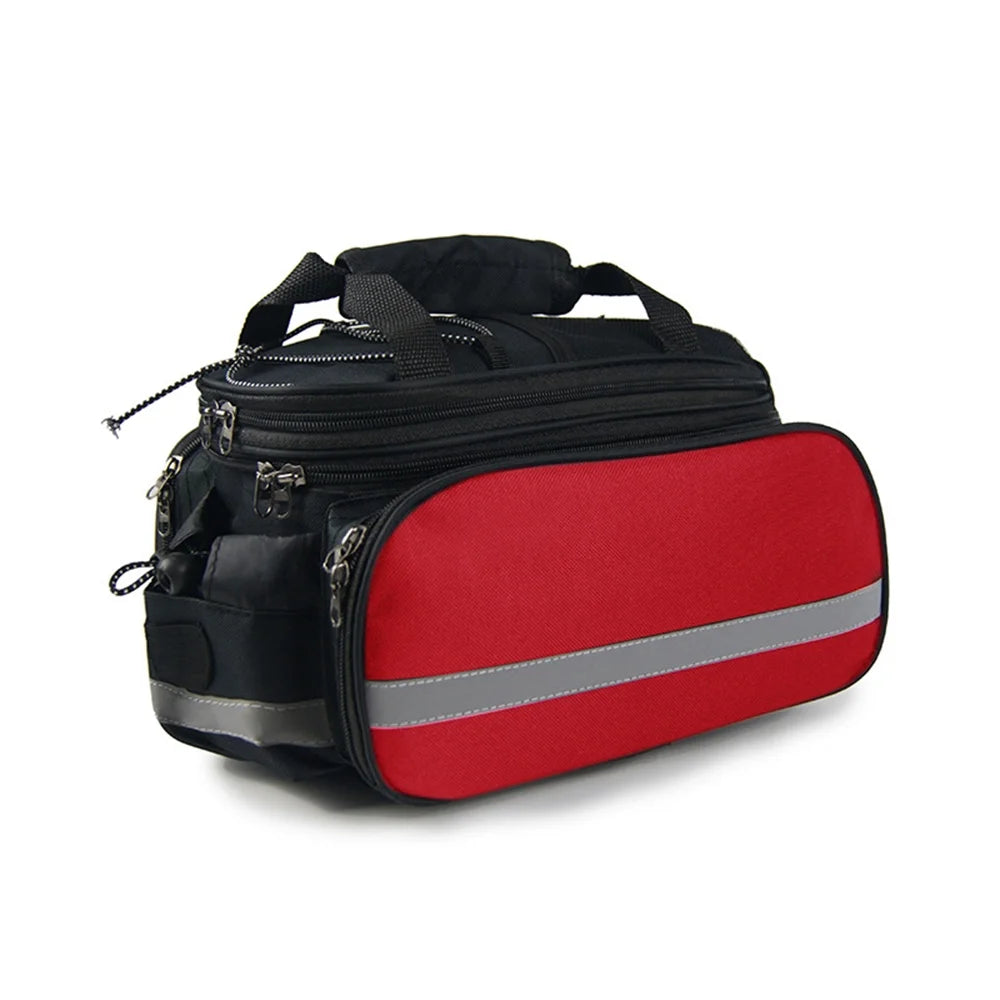 Rear Seat Bag Expandable Bike Rack Bag with Rain Cover Z1273