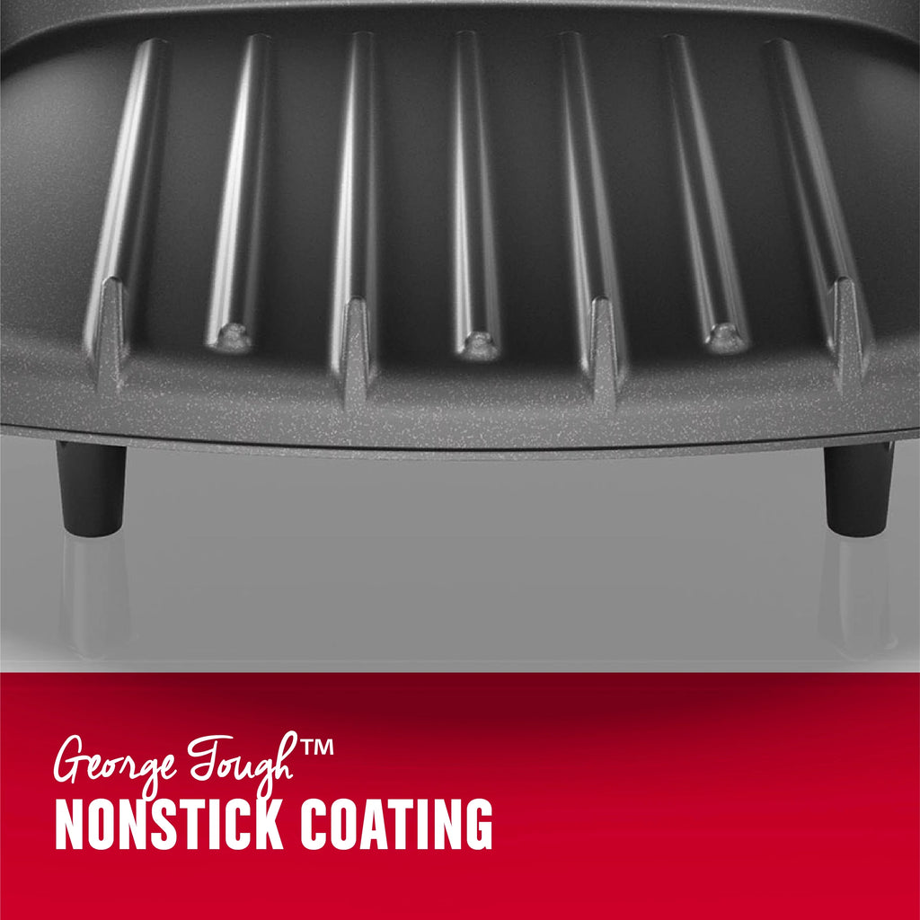 Black Electric Indoor Grill and Panini Press X87338