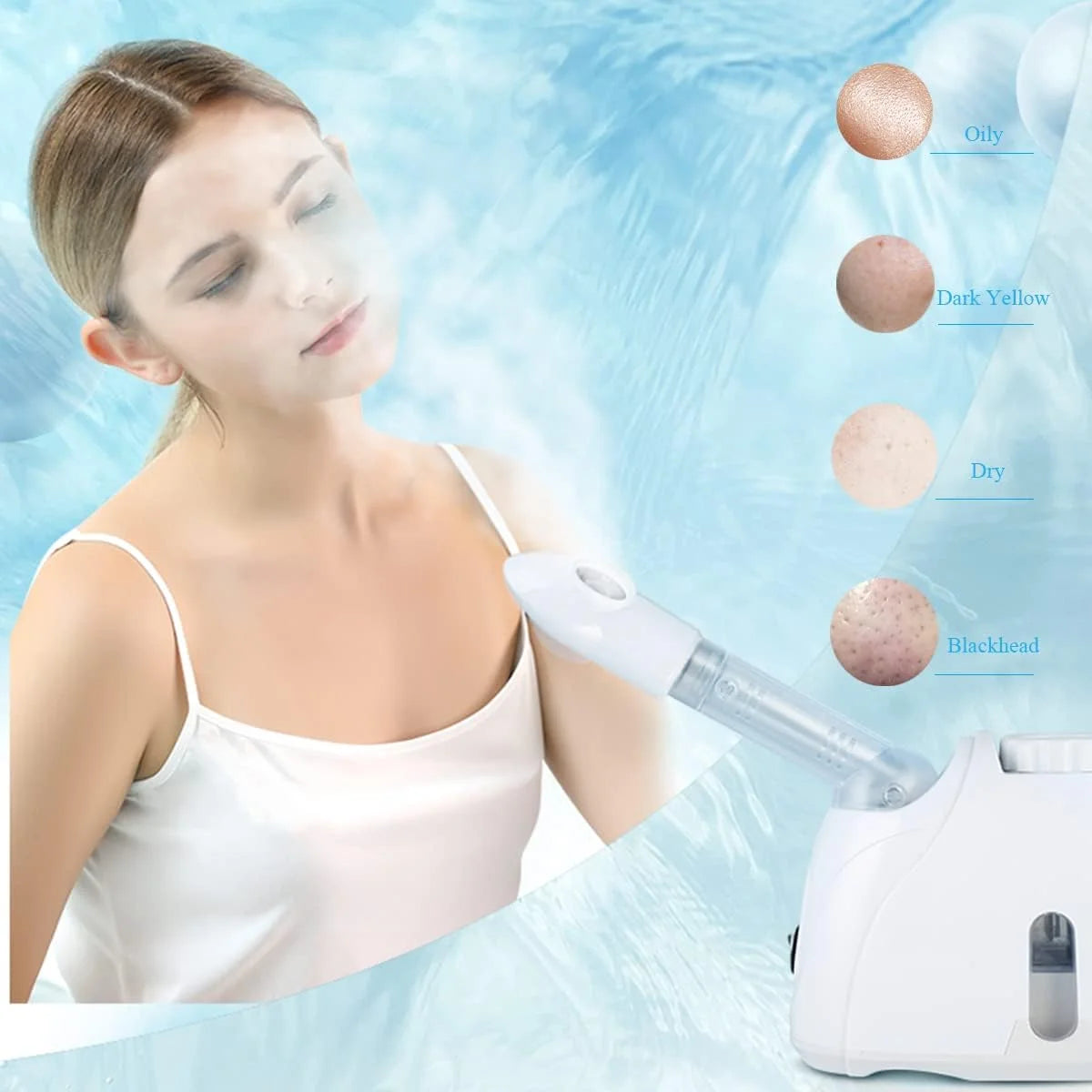 Warm Mist Facial Steamer with Adjustable Nozzle J51102