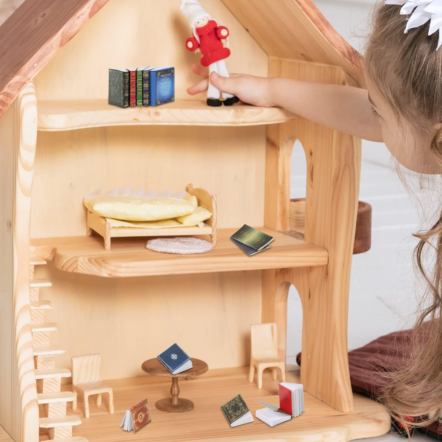 30 Pieces 1:12 Scale Miniature Dollhouse Books E9093