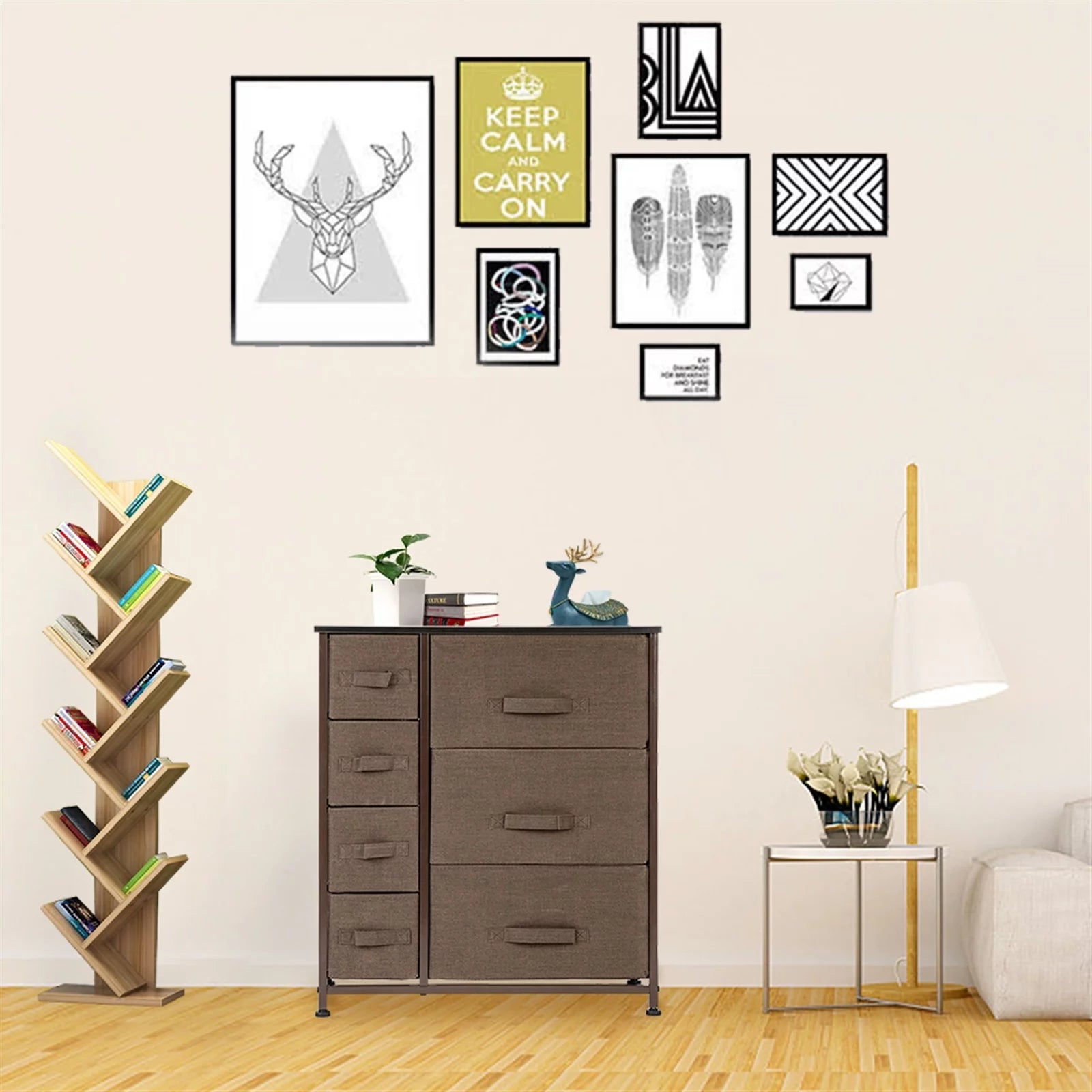 7 Drawer Dresser Storage Tower Unit N2091