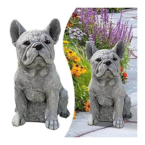 Sitting Dog Resin Statue H746