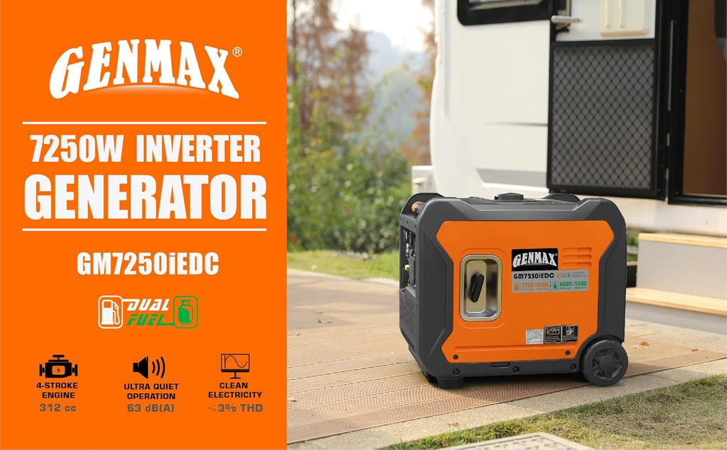 7250W Dual Fuel Portable Generator with Remote/Electric Start H230691