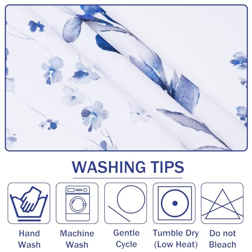 Watercolor Wildflower Waterproof Polyester Tablecloth 60x104 Inch S4560