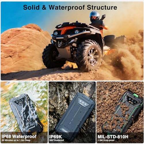 128GB Rugged Smartphone with 6300mAh Battery J84540