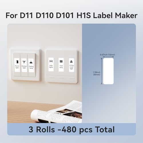 Thermal Label 3 Rolls Set W271