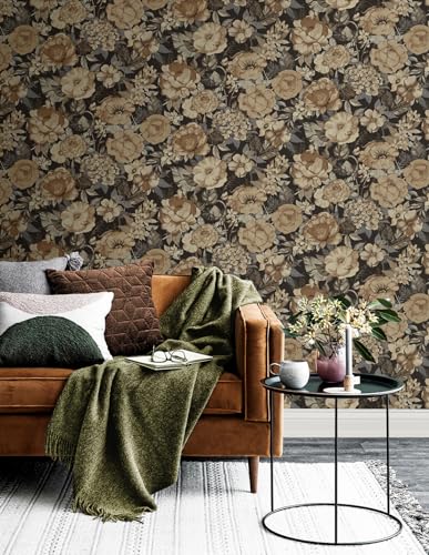 Neutral Wrought Iron Peel and Stick Wallpaper M562
