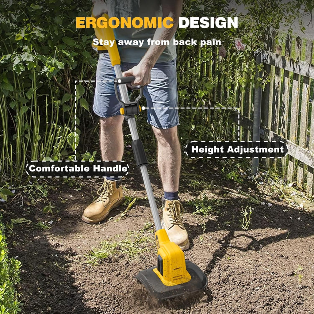 20V Cordless Electric Garden Tiller with 2 * 2.0Ah Batteries & Charger T1666