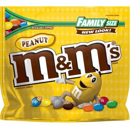 M&M's Peanut Candy, 19.2 Ounce (4 Bags) R7020
