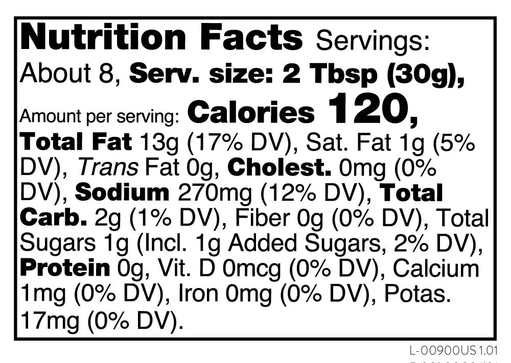 8.36 oz 6 Pack Vegan Ranch Salad Dressing Z278159