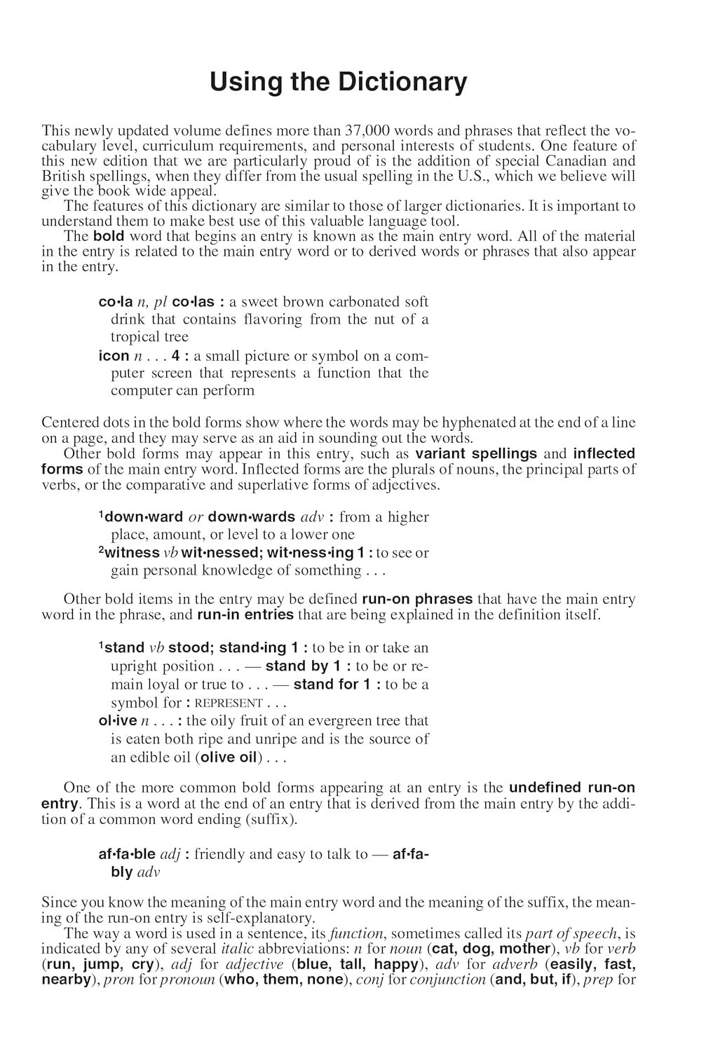 Dictionary for Students O9724