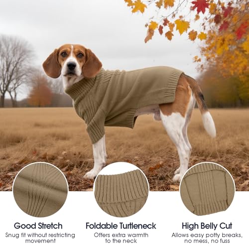Green XXL Dog Sweater V856