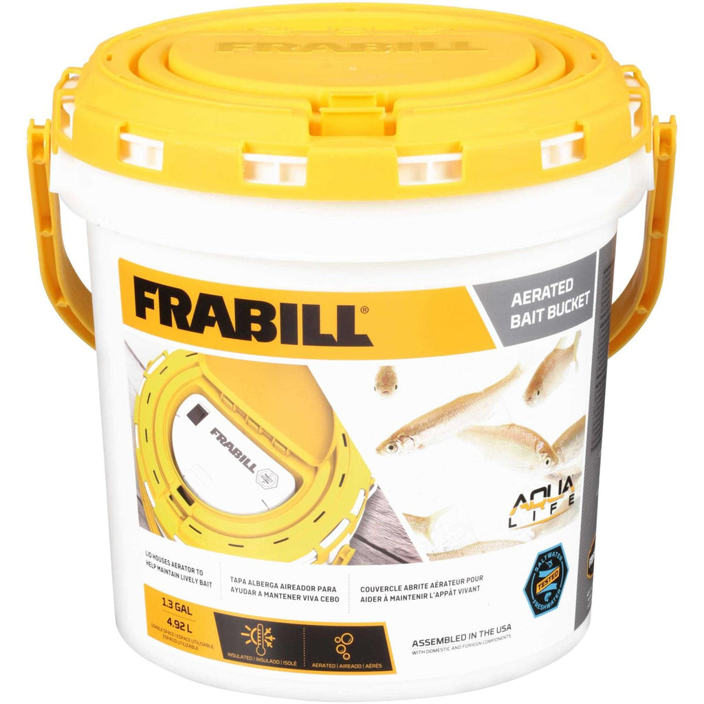 Dual Fish Bait Bucket with Aerator Built-In S403327