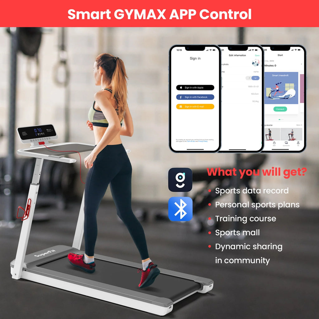 Black Folding Treadmill M57884