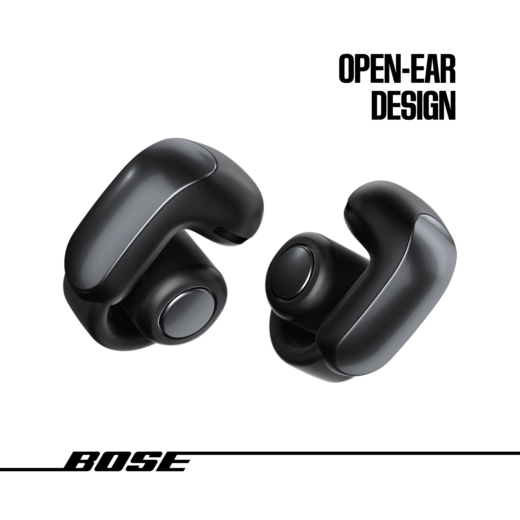 Black Open Ear Bluetooth Wireless Earbuds with Charging Case B5715
