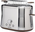 Silver 2-Slice Toaster with Stainless Steel Housing I993