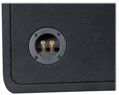 Dual 10" 2400w Car Subwoofers with Vented Sub Enclosure Box, 2 Ohm, Black T2321