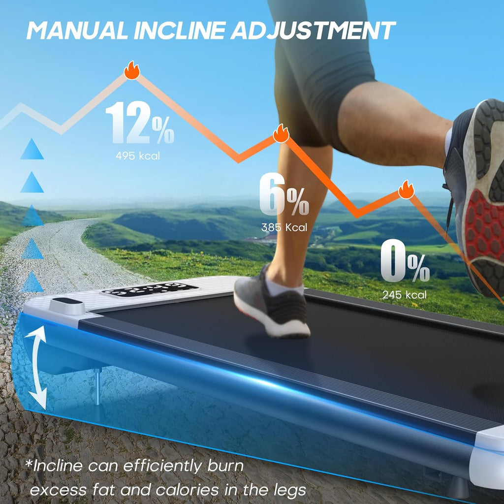 Walking Pad Treadmill with 9% Incline J745