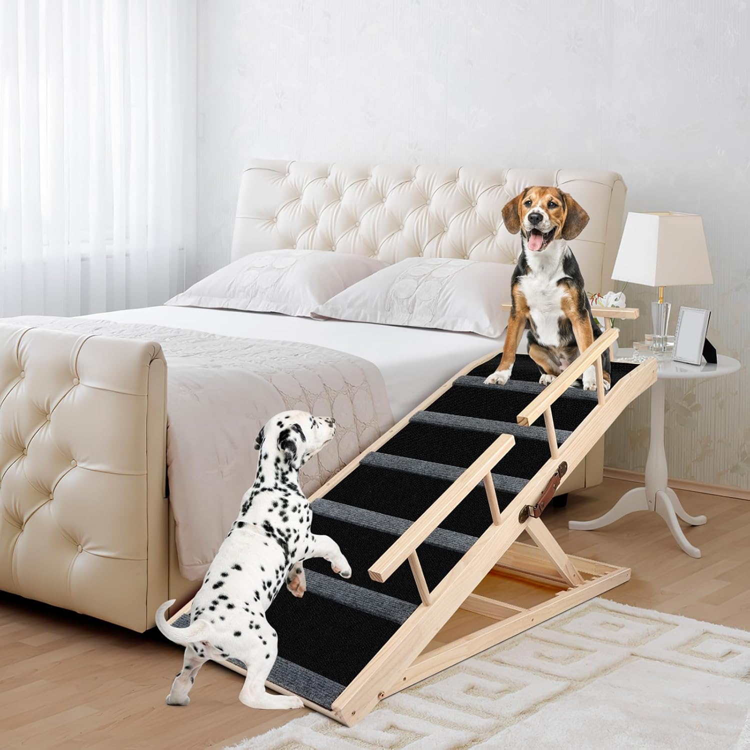 46.5" Adjustable Folding Pet Ramp B707260