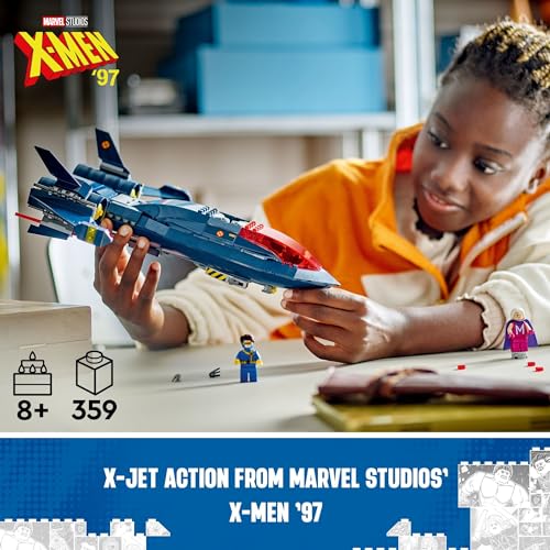 X-Jet Toy Plane Model Building Kit with 4 Minifigures B9474